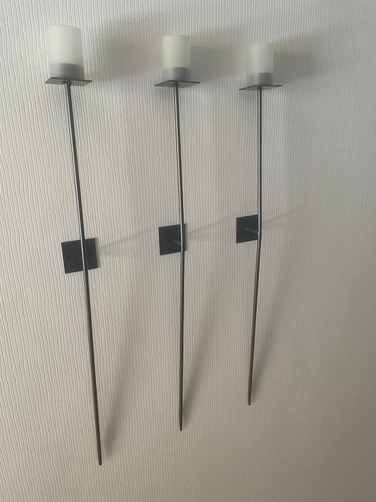 3 mooie theelichthouders voor aan de wand, Ophalen, Zo goed als nieuw
