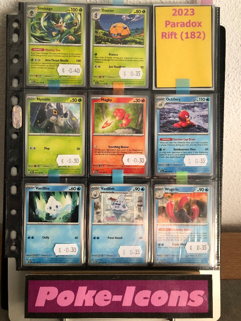 2023 S&V 182 Paradox Rift (Non-Holo's), Ophalen of Verzenden, Zo goed als nieuw, Meerdere kaarten