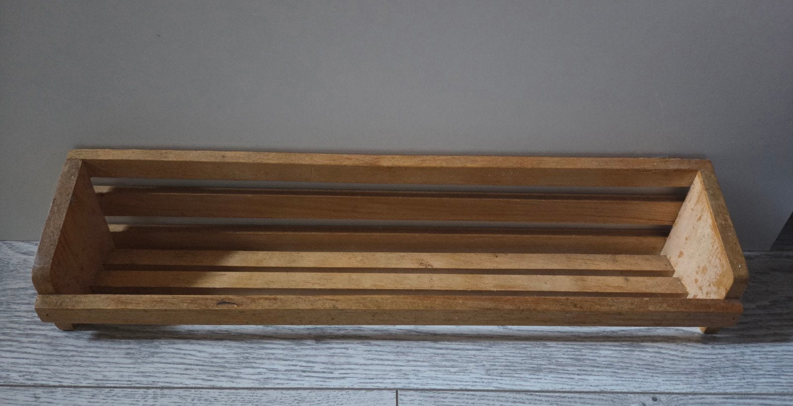 Houten wandrekje, afmetingen zie foto's, Huis en Inrichting, Woonaccessoires | Wandplanken en Boekenplanken, Ophalen of Verzenden