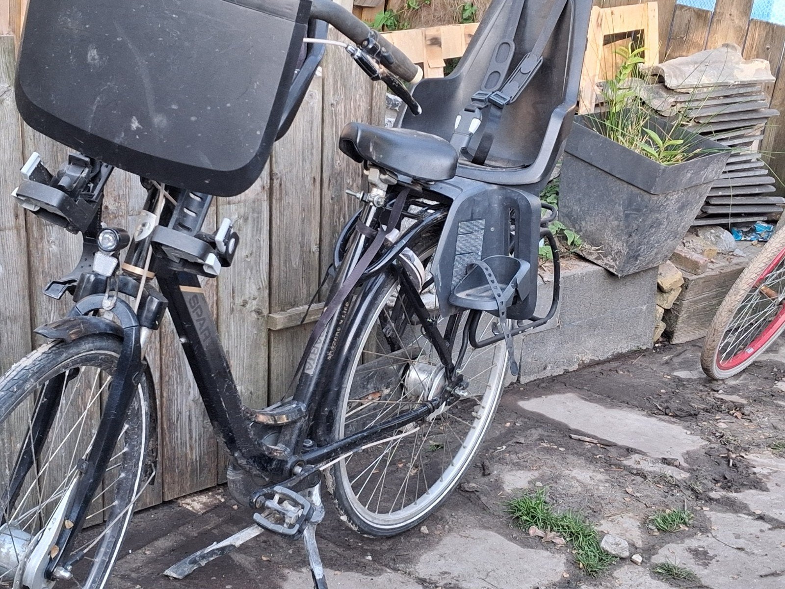 Sparta Mamafiets met 5 versnellingen en kinderzitjes, Ophalen of Verzenden, Gebruikt, Sparta, Versnellingen