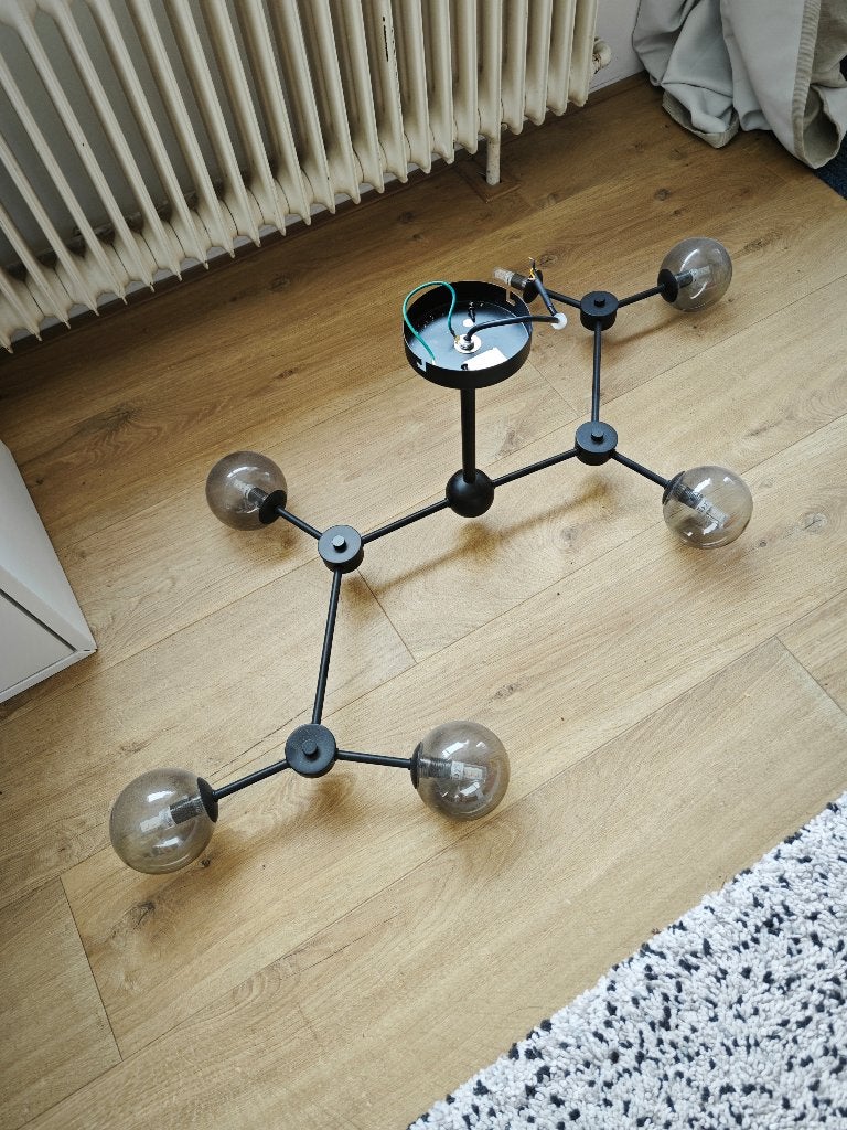 MADE Ceiling lamp, Ophalen of Verzenden, Zwart, Gebruikt, Plafondlamp