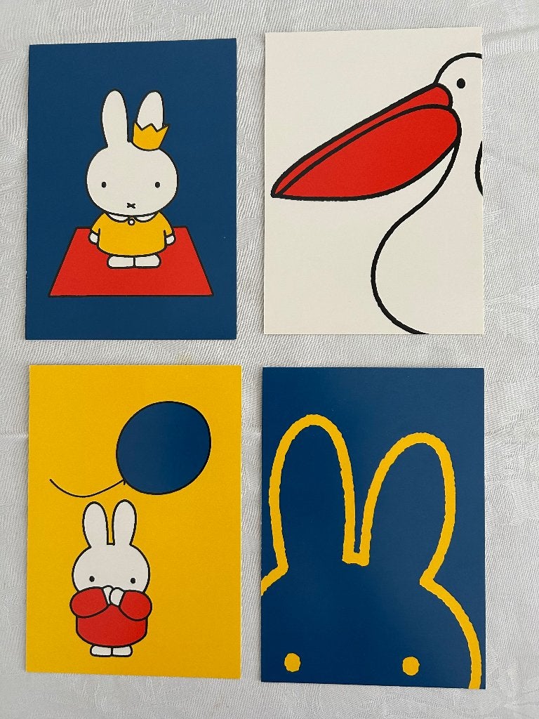 Kinderkaarten van de kinderpostzegels Dick Bruna, Nijntje, Ophalen of Verzenden, Na 1940
