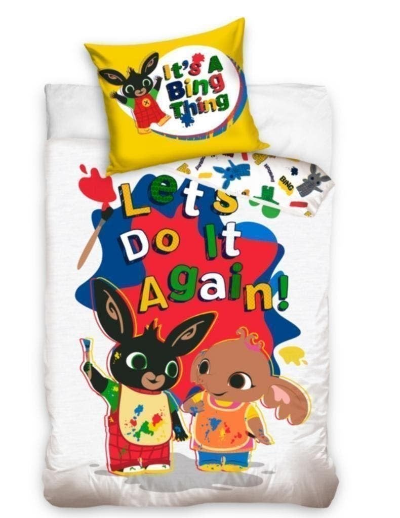 Bing Konijn Dekbedovertrek 140 x 200 - van 34,95 voor 24,95!, Nieuw, Ophalen of Verzenden, Dubbelzijdig, Meerkleurig