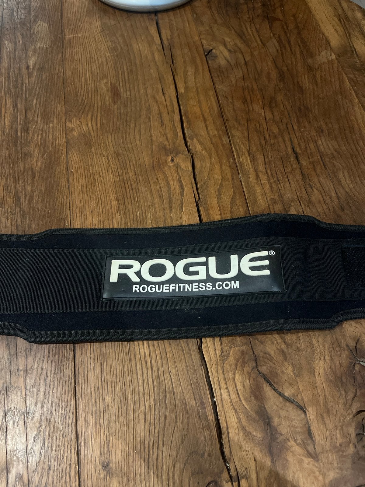 Rogue Fitness Halterriem - Maat L, Sport en Fitness, Ophalen, Zo goed als nieuw, Rug, Halterriem