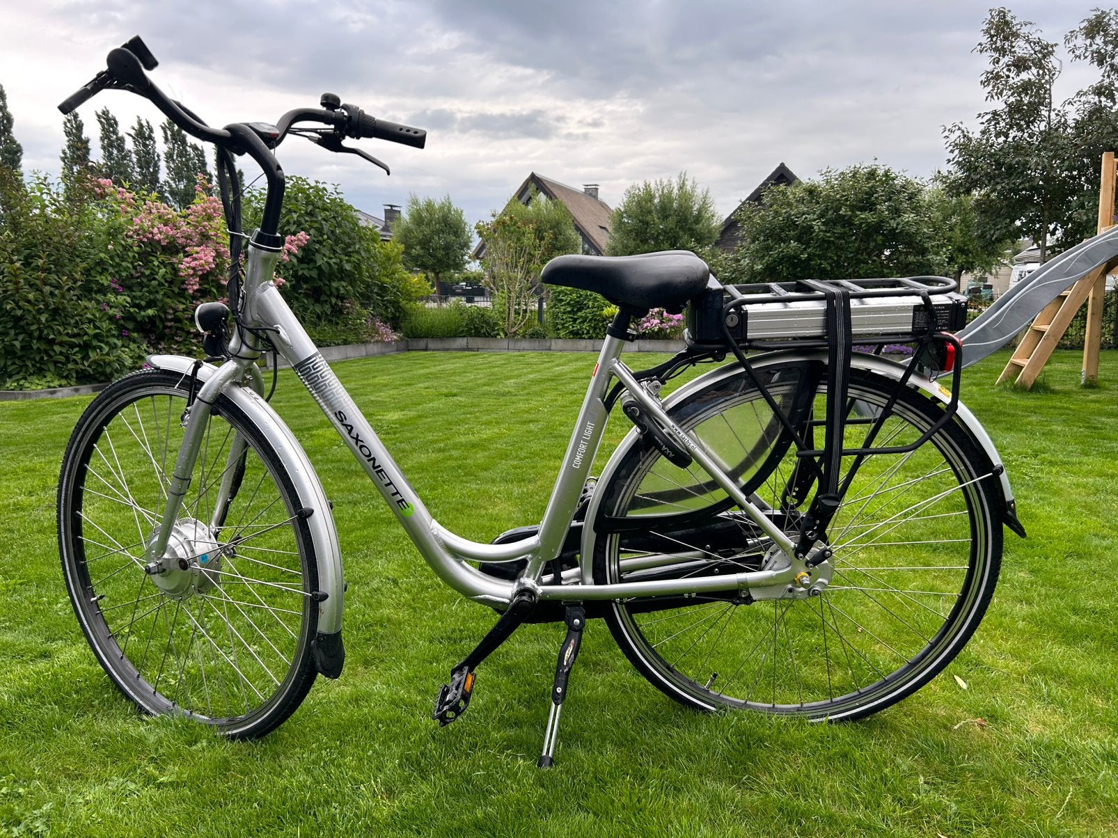 Saxonette Comfort Light elektrische fiets / ebike, Minder dan 30 km per accu, Gebruikt, 47 tot 51 cm, Ophalen