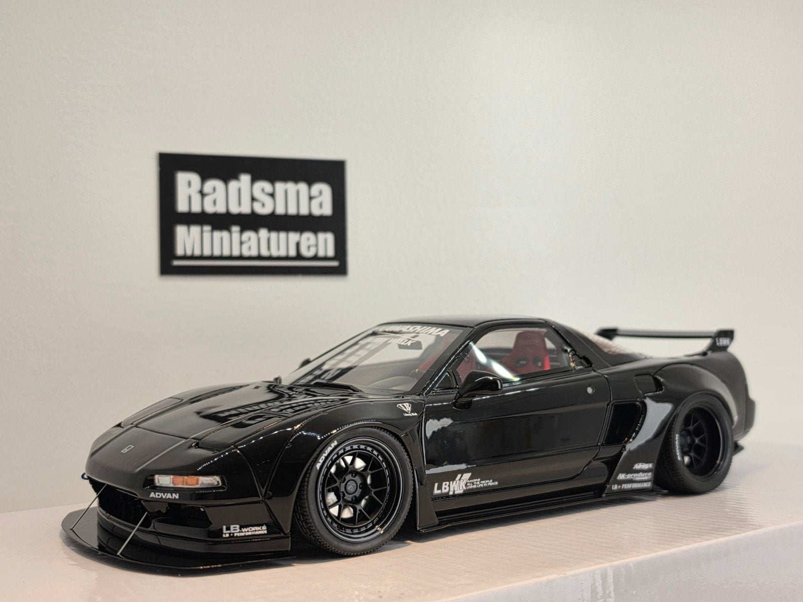 LB-Works Honda NSX (NA1) 2020 - Black - 1:18 Ottomobile, Hobby en Vrije tijd, Modelauto's | 1:18, OttOMobile, Auto, Nieuw, Ophalen of Verzenden
