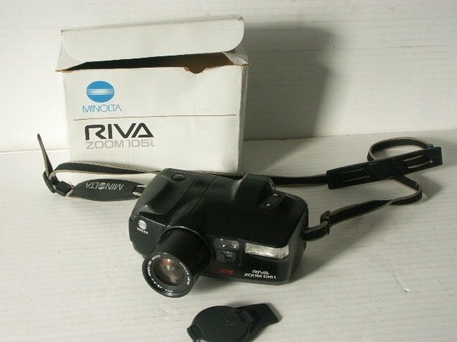 Minolta Riva, Audio, Tv en Foto, Ophalen of Verzenden, Gebruikt, Spiegelreflex, Minolta