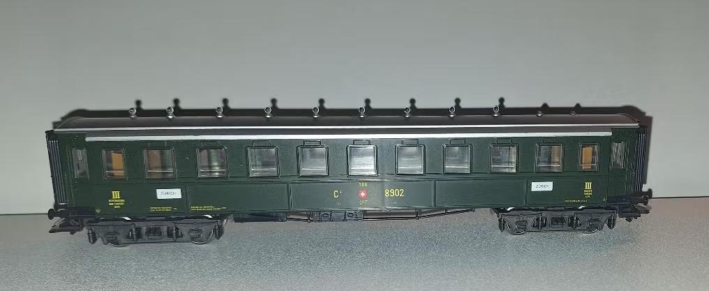 Marklin H0 4238 - 4-assig Personenrijtuig van de SBB, Hobby en Vrije tijd, Modeltreinen | H0, Wisselstroom, Wagon, Ophalen of Verzenden
