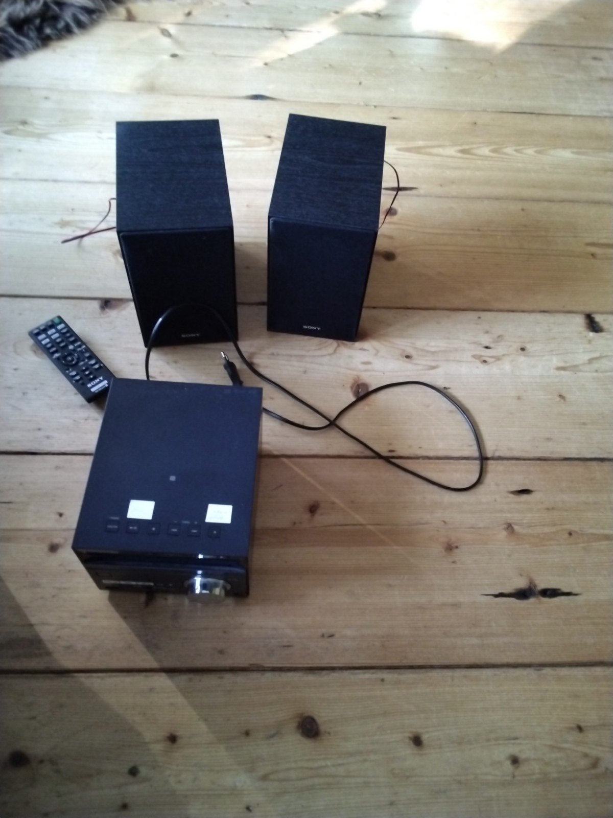Sony Home Audio System CMT-SBT40D met speakers en afstandsb., Ophalen, Microset, Zo goed als nieuw, Cd-speler