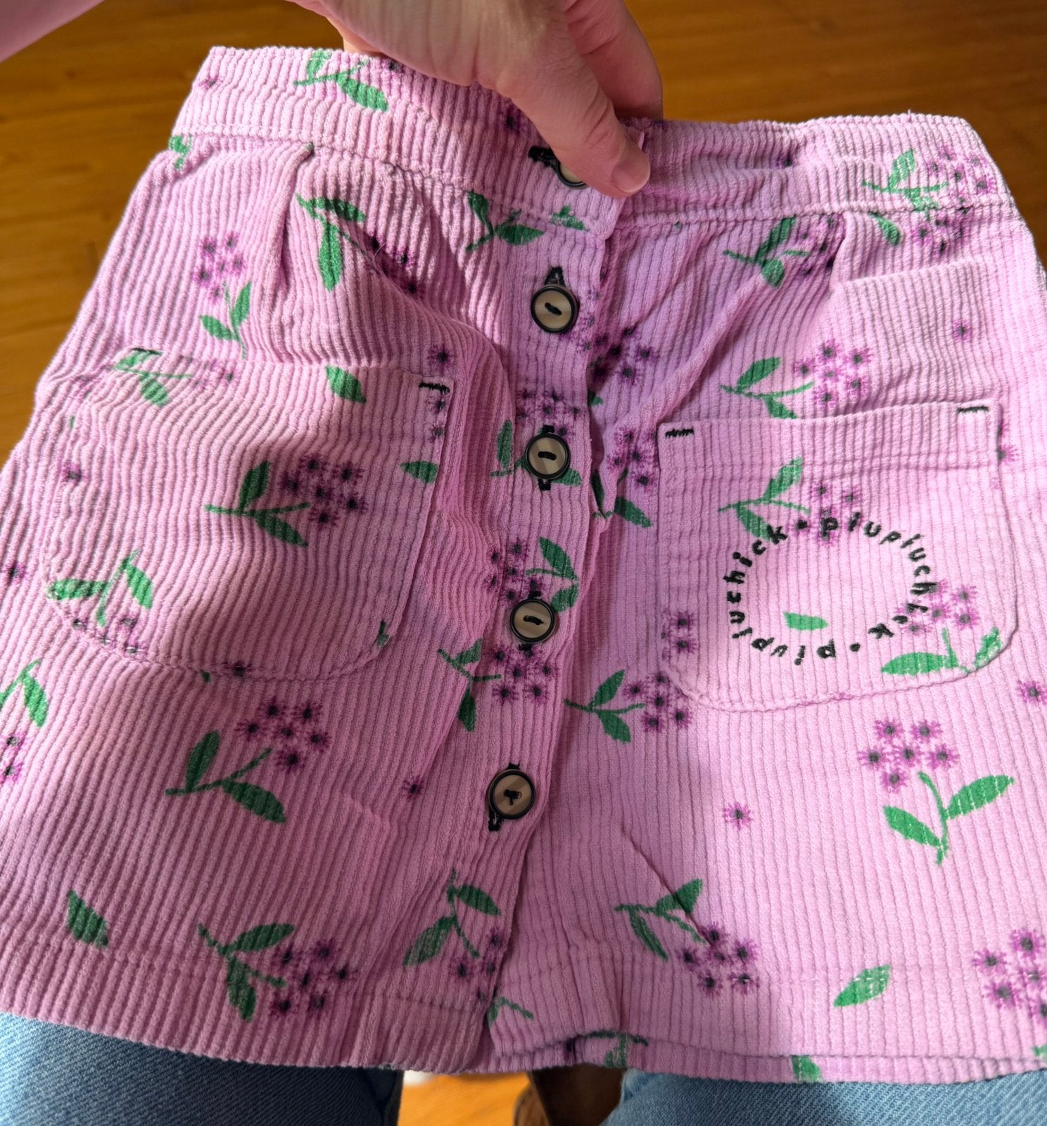 Piupiuchick geribt rokje lila/roze maat 6yr, Ophalen of Verzenden, Zo goed als nieuw, Meisje, Jurk of Rok