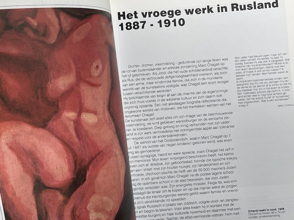 Russische-Franse kunstenaar Marc Chagall (1887–1985), Ophalen of Verzenden, Zo goed als nieuw, Schilder- en Tekenkunst