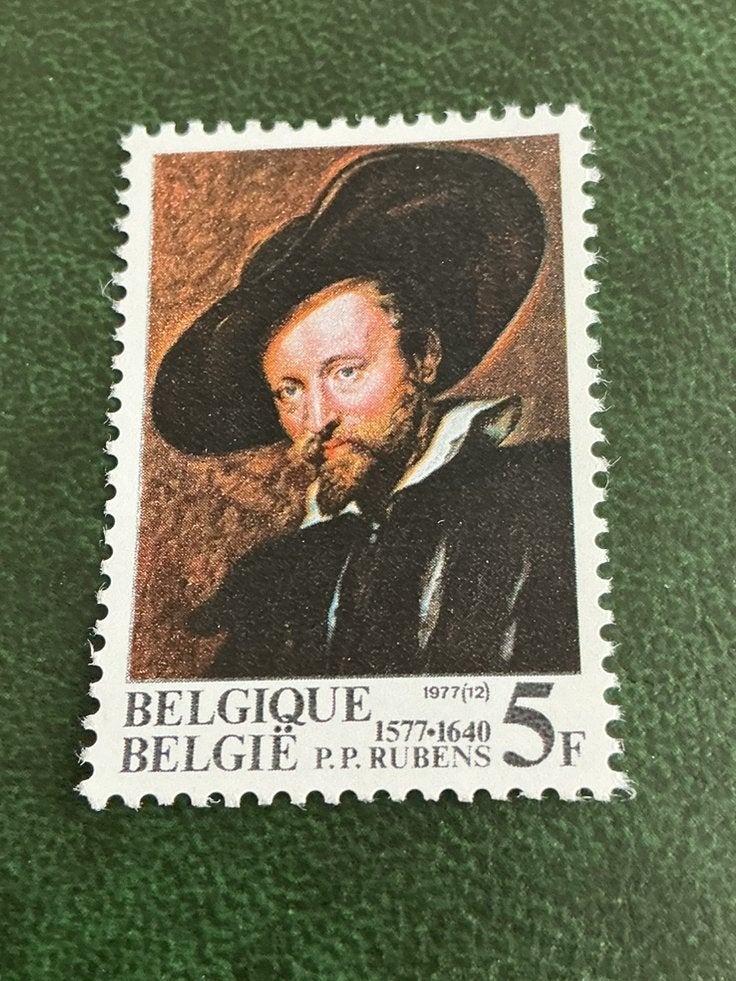 België 1977;  P.P. Rubens, Postzegels en Munten, Verzenden, Postfris