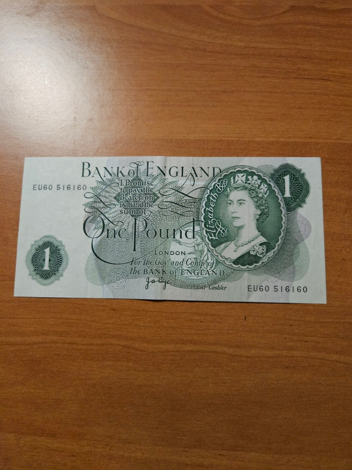 1 pound Groot Britanie Londen, Ophalen of Verzenden, Overige landen, Los biljet