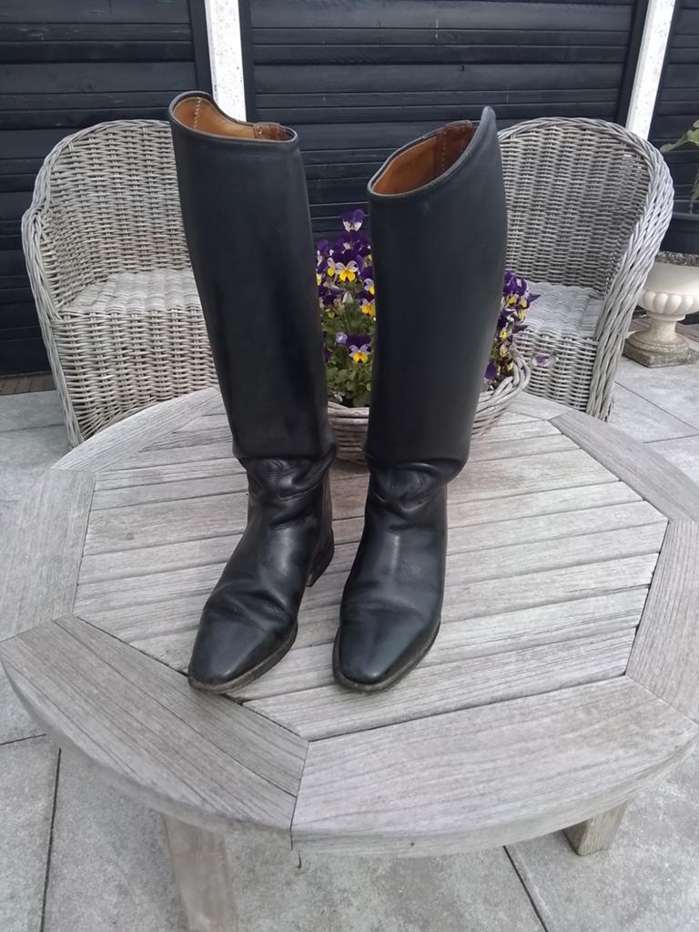 RIJLAARZEN  PAARDRIJLAARZEN   LEER  Mt 38, Dieren en Toebehoren, Paardrijkleding, Zo goed als nieuw, Dames, Schoeisel, Dressuur