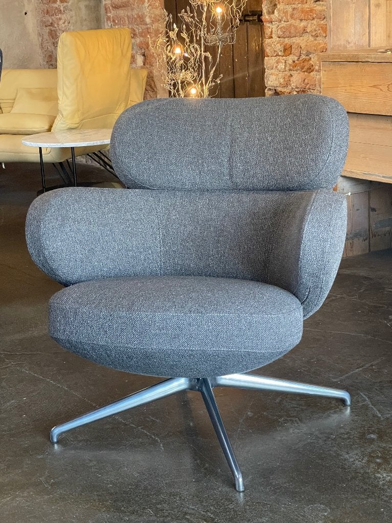 SALE Pode (by Leolux) draaifauteuil Bibo NIEUW, Ophalen, Nieuw, 75 tot 100 cm, Stof