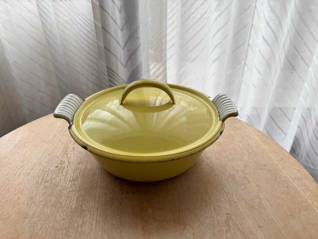DRU Emaille Schaal - 21 cm - Vintage, Antiek en Kunst, Antiek | Emaille, Ophalen of Verzenden