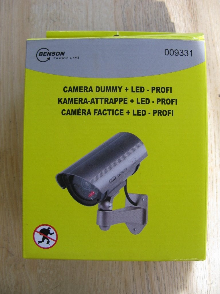 camera dummy LED profi, Audio, Tv en Foto, Videobewaking, Ophalen of Verzenden, Gebruikt, Buitencamera
