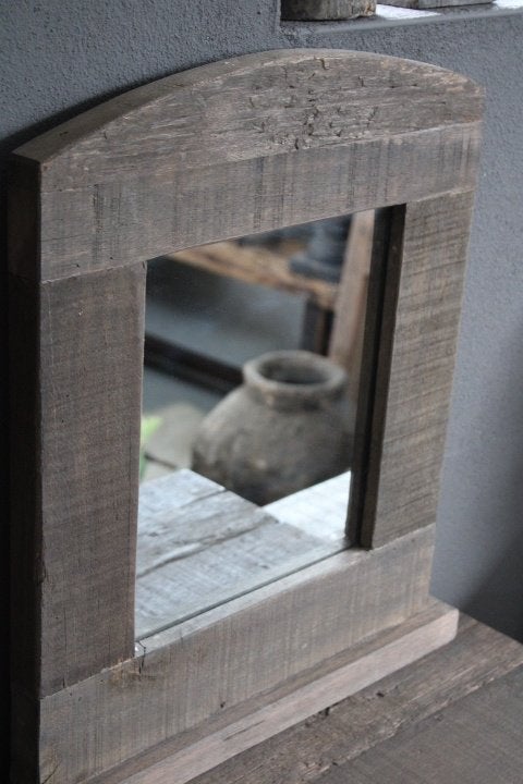 houten spiegel driftwood, Ophalen, Minder dan 50 cm, Nieuw, Nvt