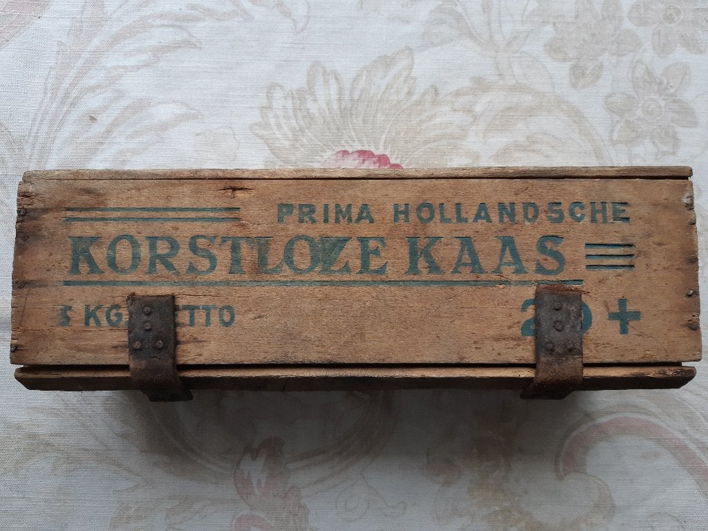 houten kistje/voorraad doosje, Antiek en Kunst, Ophalen