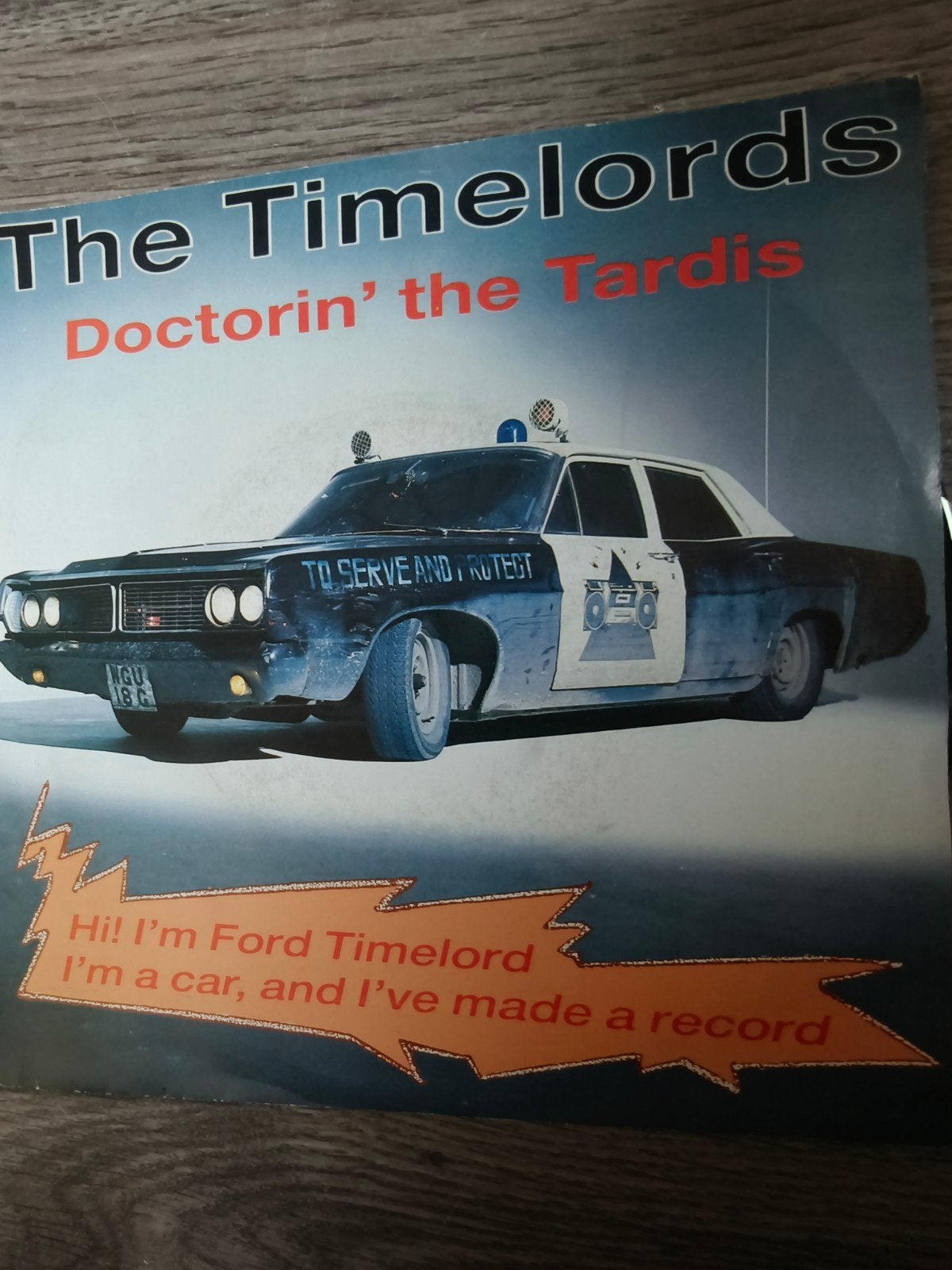 The Timelords - Doctorin' the Tardis 7 inch vinyl single, Gebruikt, Originele persing, 7 inch, Ophalen of Verzenden