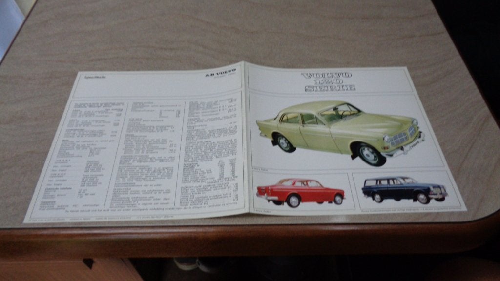 Folder  VOLVO 120 Serie  ,  AMAZONE  ,  8-1965, Verzenden, Nieuw, Renault