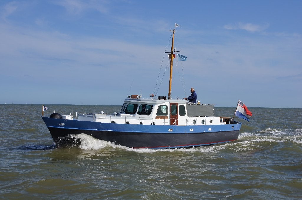 Koopmans Kotter 14x4x1,50, bj 1964 in goed staat, Watersport en Boten, Motorboten en Motorjachten, Overige merken, Gebruikt, Binnenboordmotor