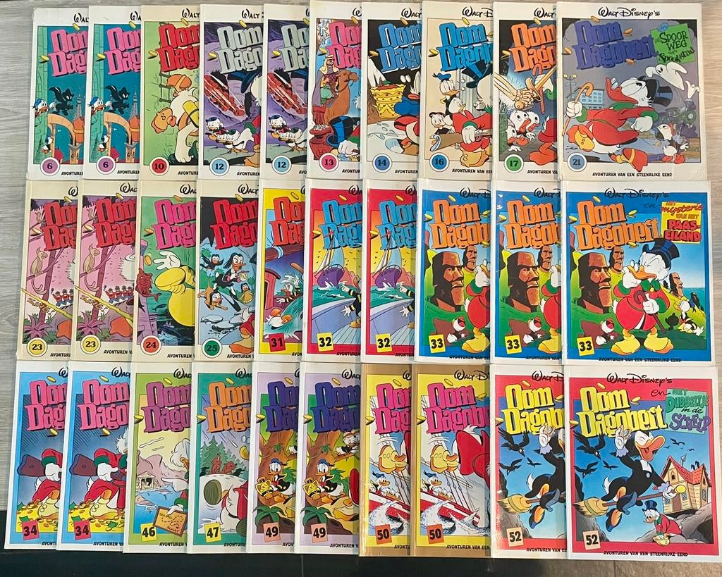 Oom Dagobert (30st) + GRATIS Luxe Hardcover Don Rosa/Barks, Meerdere stripboeken, Ophalen of Verzenden, Zo goed als nieuw