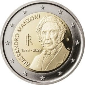 Speciale 2 Euro ITALIË 2023 "Sterfdag Alessandro Manzoni"., Ophalen of Verzenden, Italië, 2 euro