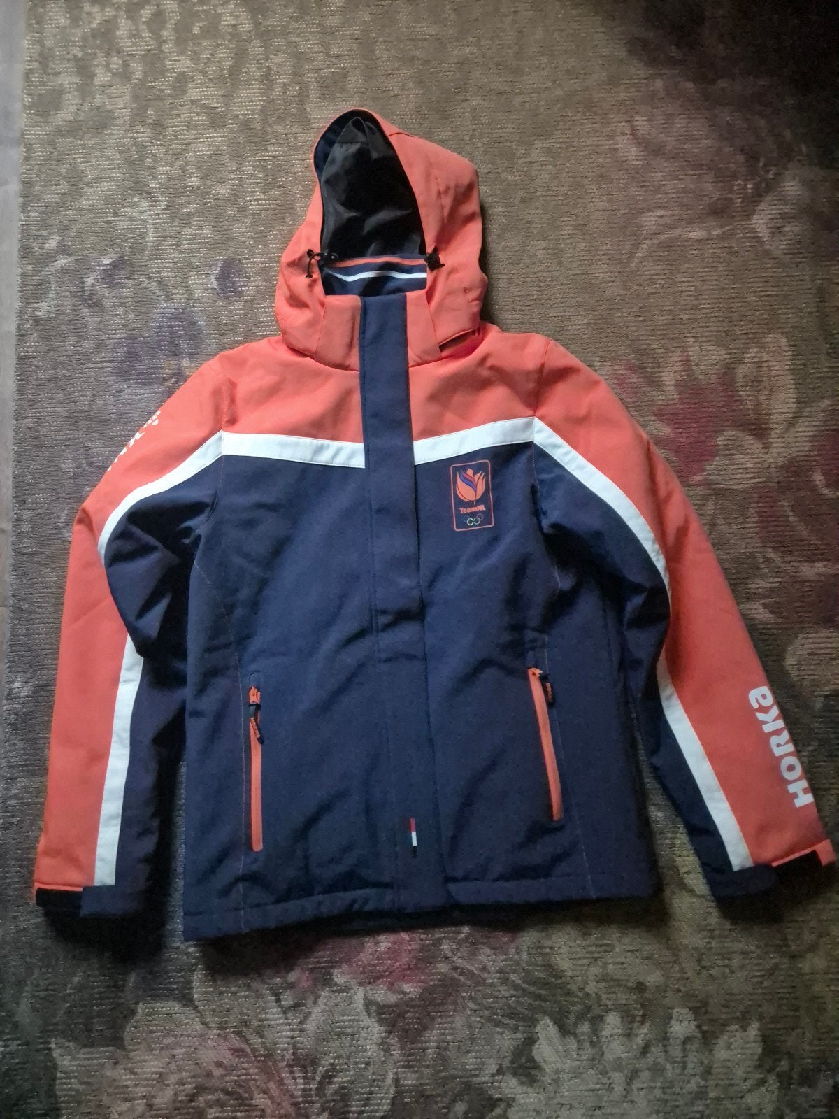 Nieuw: KNHS/Horka TeamNL jas unisex maat S, Ophalen of Verzenden, Nieuw, Maat 36 (S), Oranje