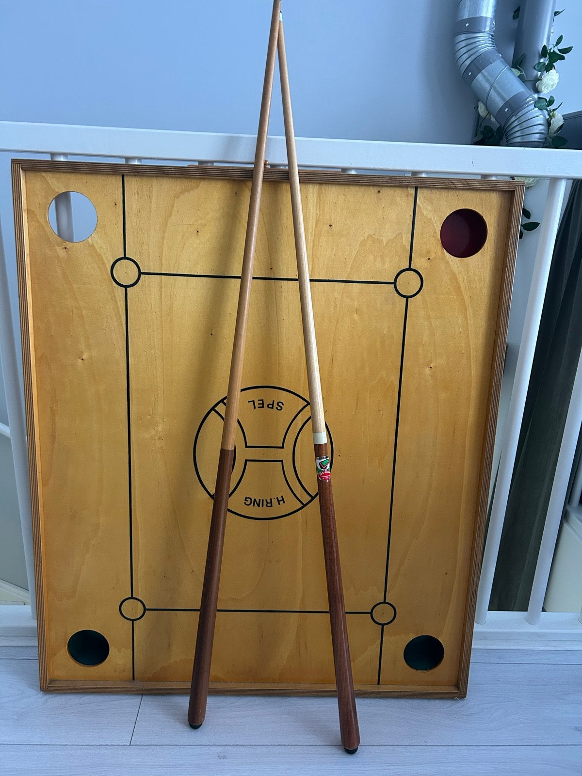 Vintage H-Ringspel met stokken, Een of twee spelers, Ophalen, Gebruikt