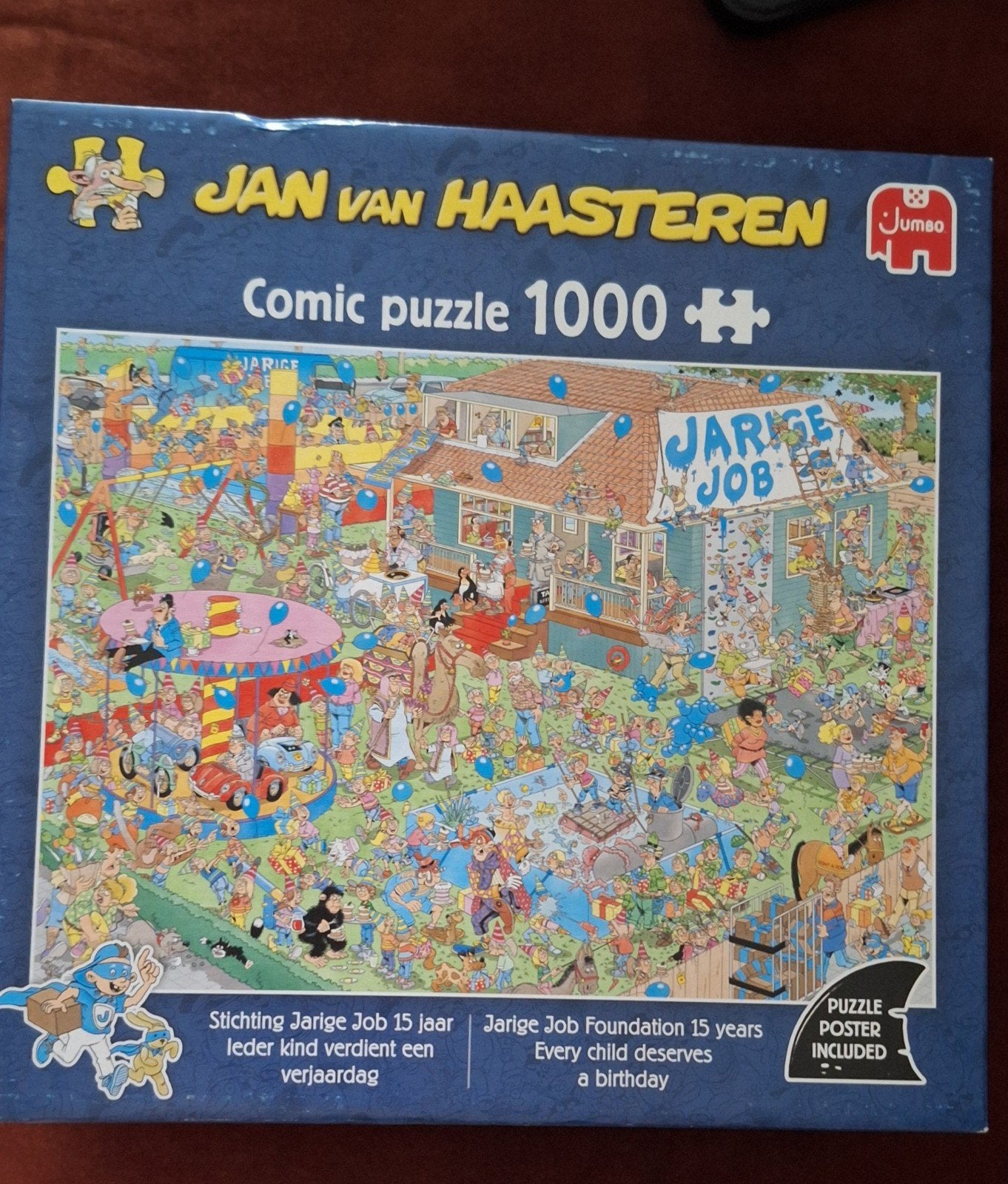 Jan van haasteren 1000 stukjes ieder kind verdient een verja, Ophalen of Verzenden, 500 t/m 1500 stukjes, Zo goed als nieuw