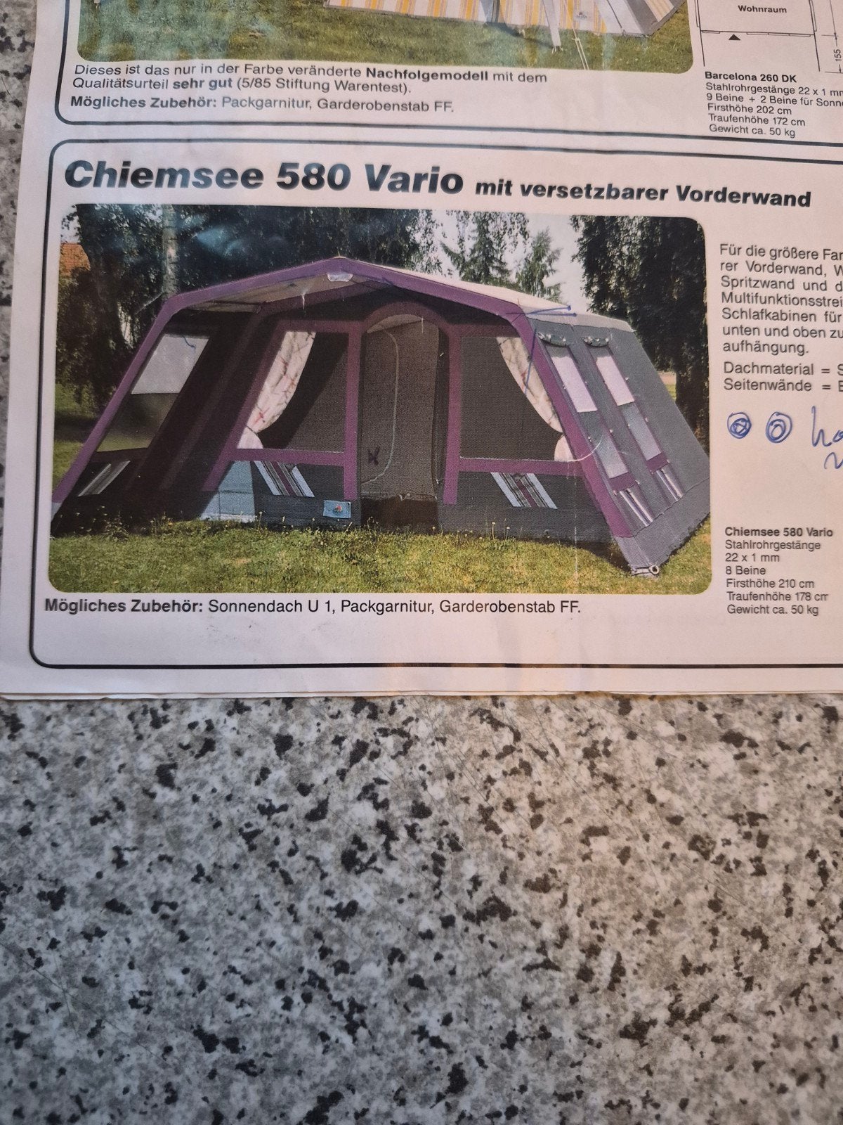 Chiemsee 580 Vario Tent - Ruime Gezinstent met luifel, Ophalen, Gebruikt, Meer dan 6