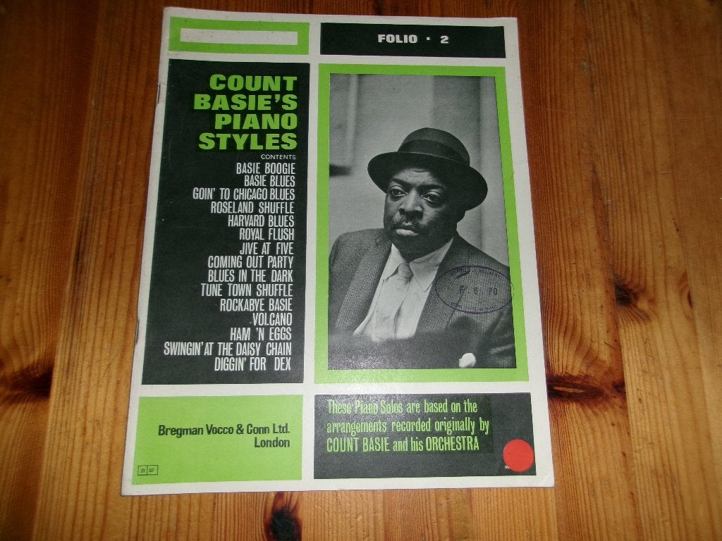 Count basie's piano styles - folio 2, Gebruikt, Ophalen of Verzenden, Artiest of Componist, Piano