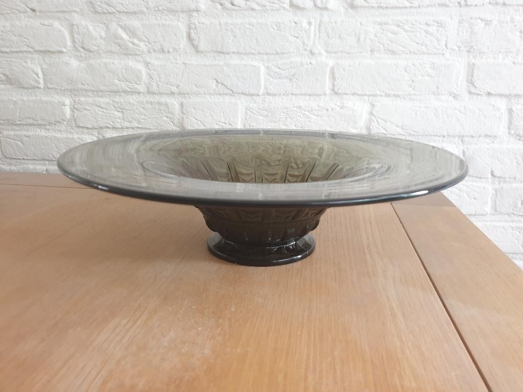 (T) Art-deco Val Saint Lambert. Luxval. Nymphéa. 1935., Antiek en Kunst, Antiek | Schalen, Ophalen of Verzenden