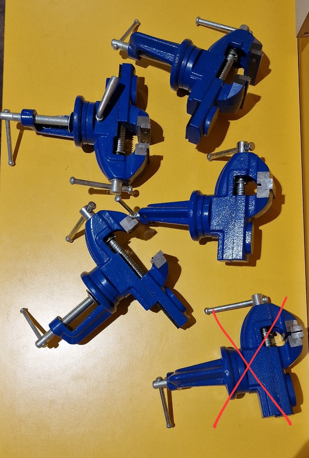 Set van 4 bankschroeven - nieuw, Ophalen of Verzenden, Nieuw