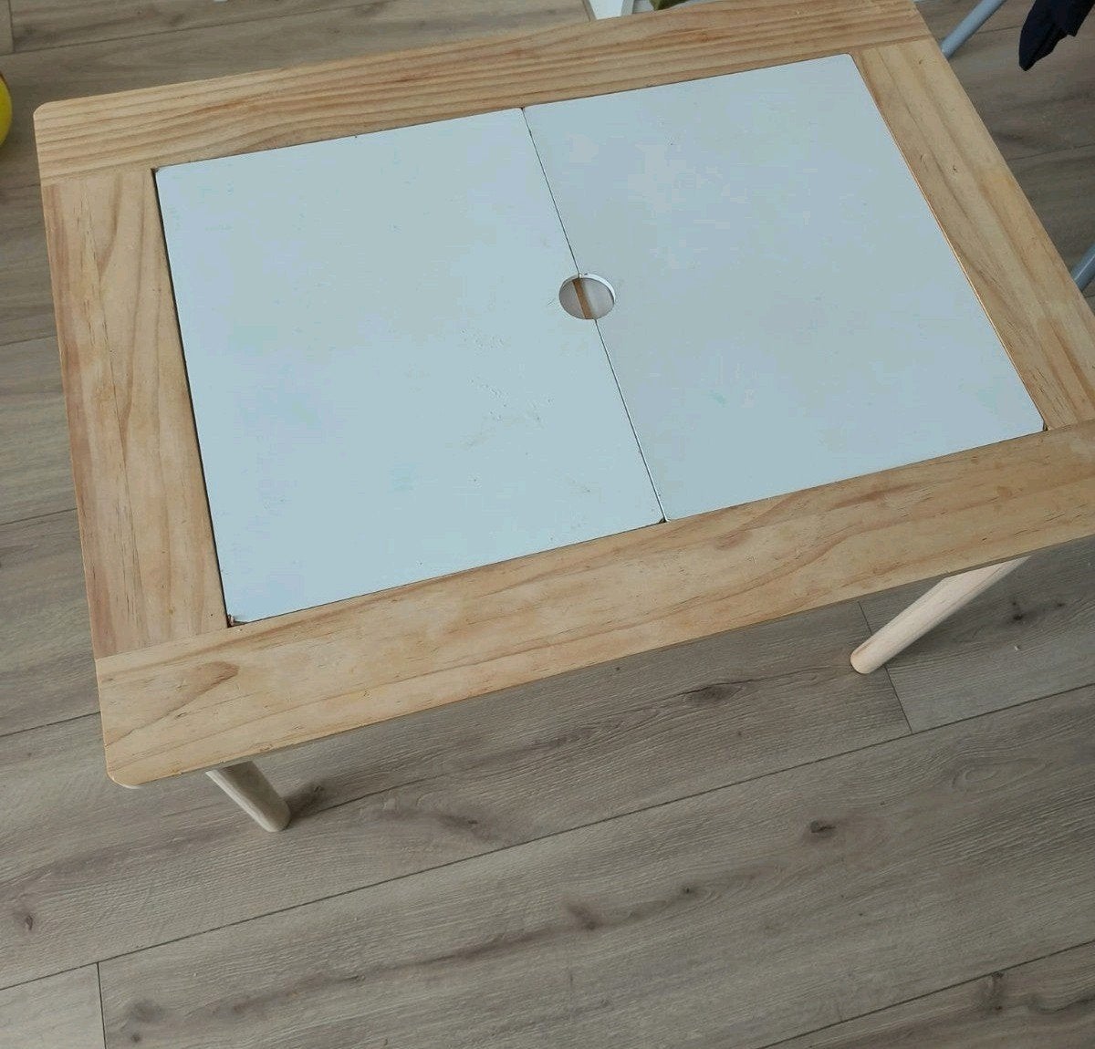 knutseltafel sensorische tafel met bakken speeltafel tafel, Fantasie, Overige typen, Zo goed als nieuw, Educatief