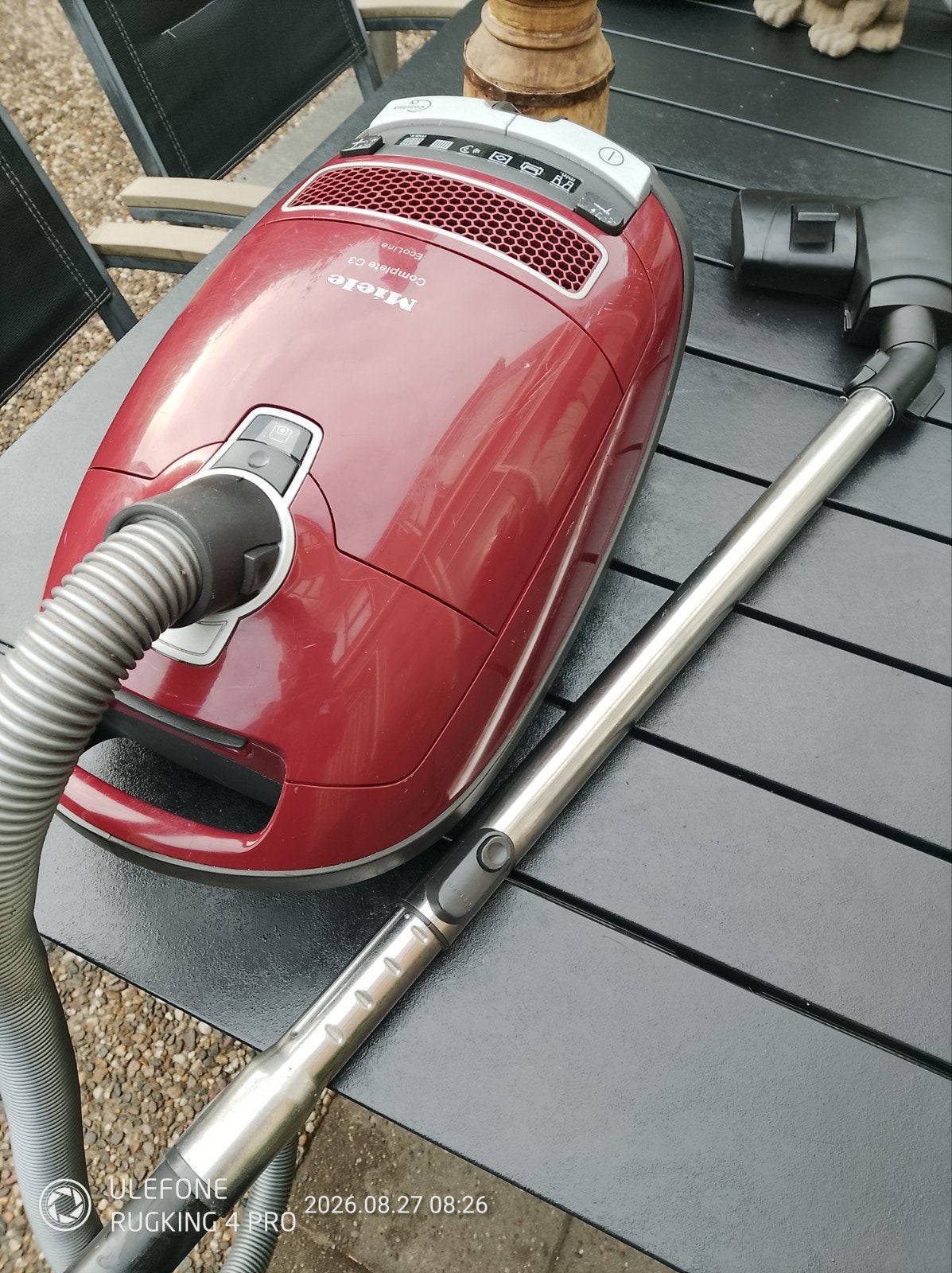 Miele Complete C3 EcoLine sledestofzuiger - Rood, Gebruikt, Miele, Sledestofzuiger, Ophalen