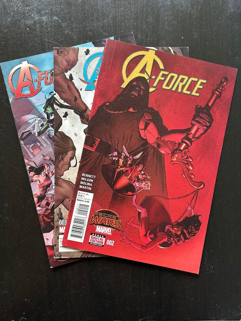 A-Force (USA) #002-003-005 Marvel comics, Boeken, Amerika, Marvel Comics, Ophalen of Verzenden, Zo goed als nieuw