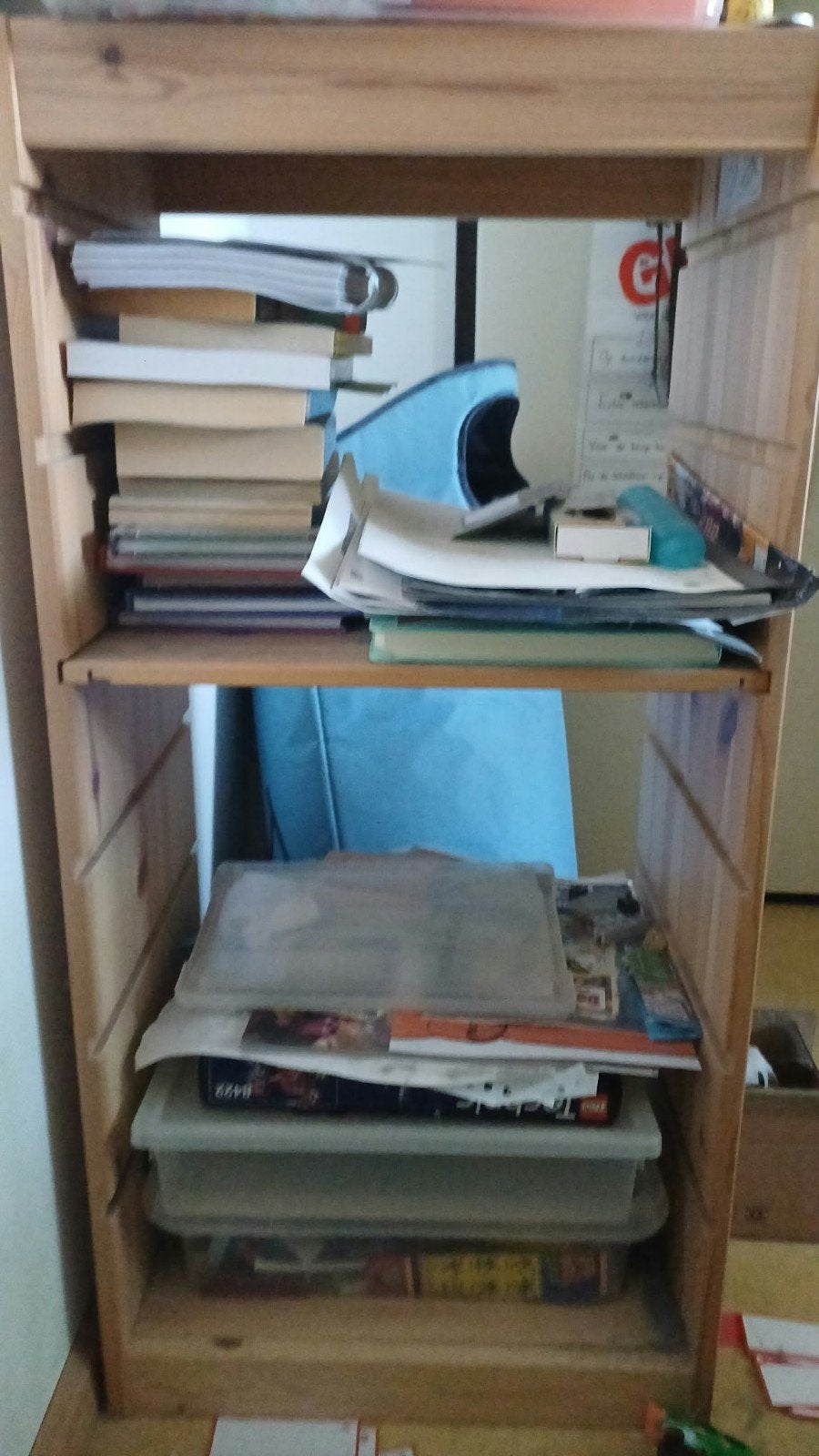 Trofast Ikea kast verticaal, Ophalen, Gebruikt, 75 tot 100 cm, Minder dan 50 cm