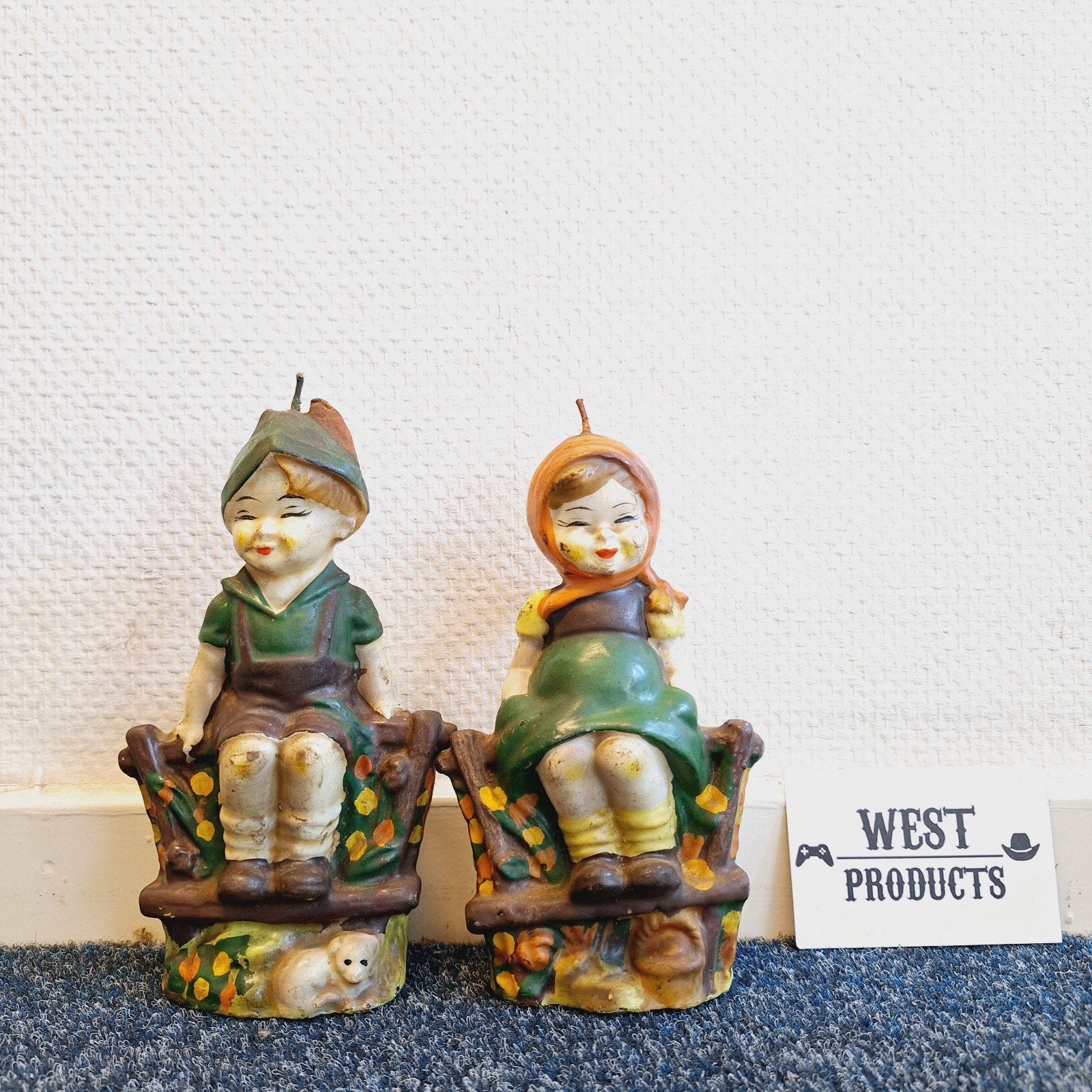 Antieke Goebel & Hummel Kaarsen, Meerkleurig, ., Overige merken, Ophalen of Verzenden