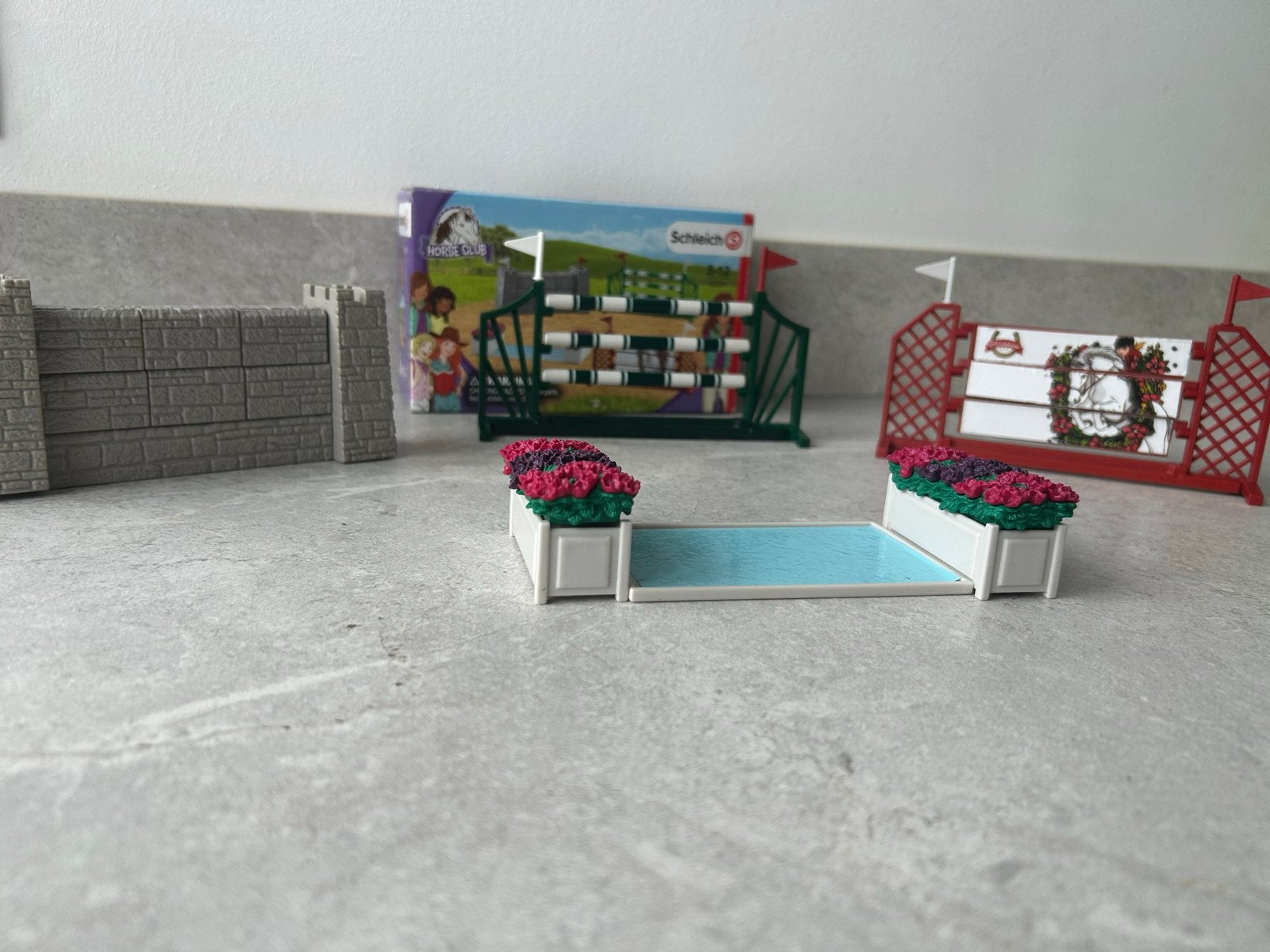 Schleich Horse Club Hindernissen Set 42271 met verpakking, Ophalen, Gebruikt, Jongen of Meisje