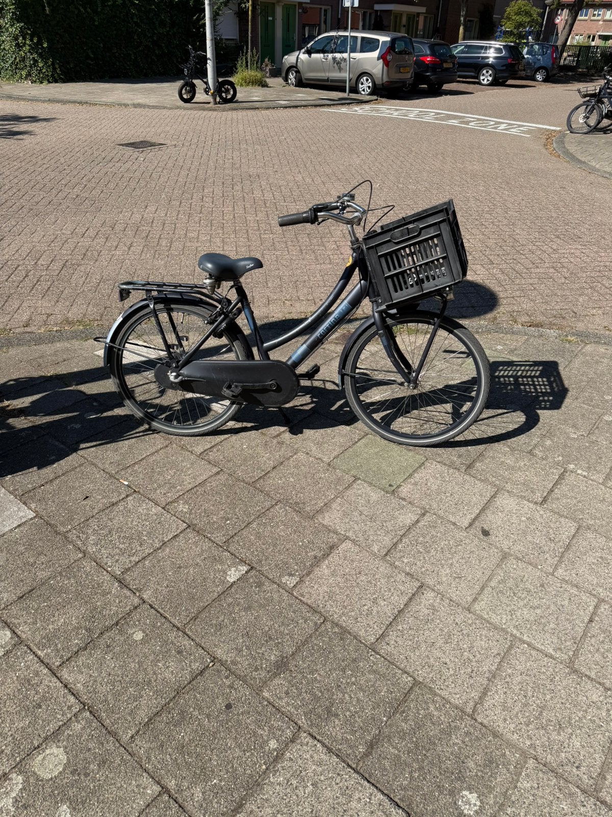 Cortina 24 inch omafiets, stadsfiets, Fietsen en Brommers, Ophalen, Gebruikt, Velgrem, Versnellingen