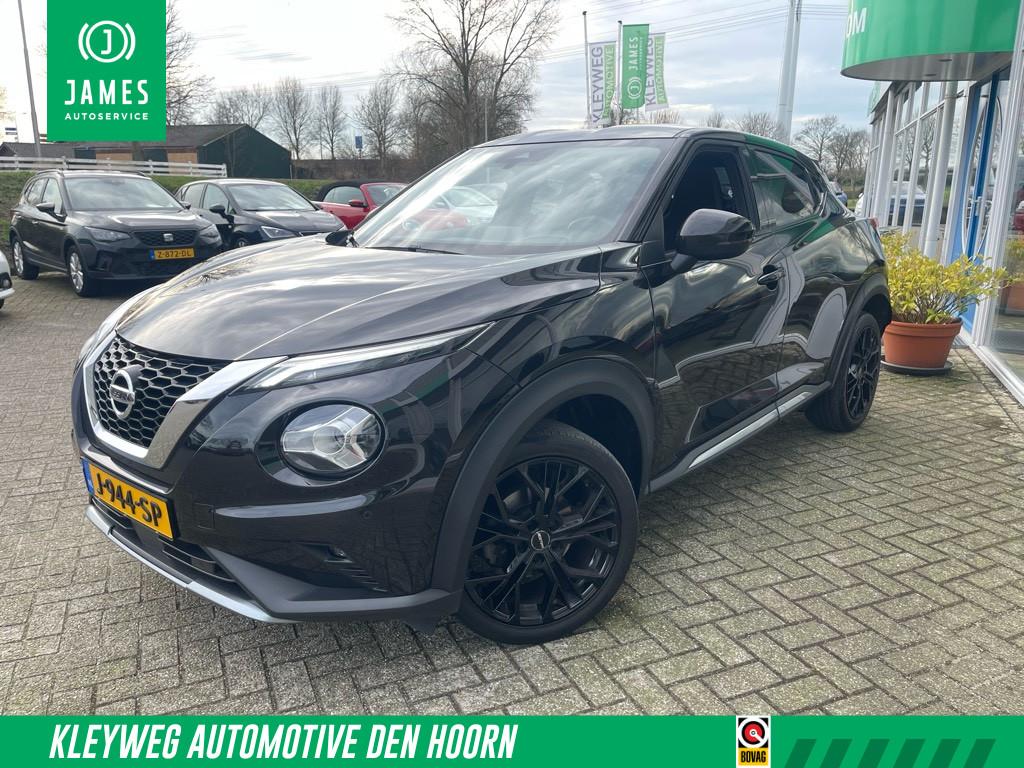 Nissan Juke 1.0 DIG-T N-Connecta Aut, Nav, Camera, Carplay, Euro 6, Zwart, Particulier, 3 cilinders