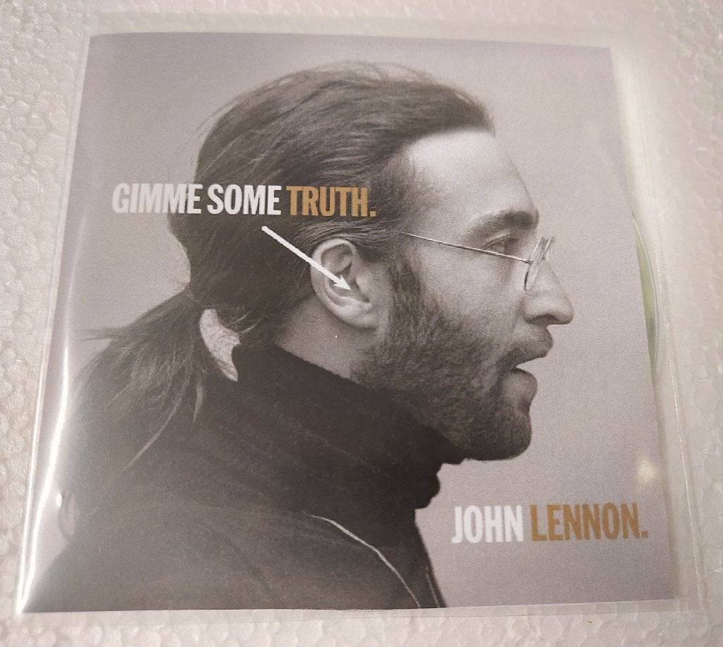 John Lennon PROMO 2CD Engeland Gimme Some Truth Beatles, Verzenden, Zo goed als nieuw, Eerste persing
