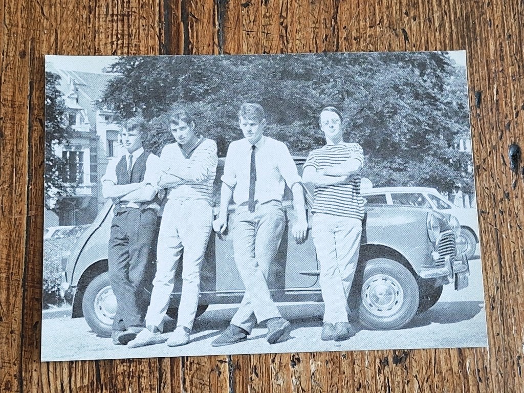 promotie/foto kaart THE MODS 1965 nederbeat, Verzamelen, Ophalen of Verzenden, Zo goed als nieuw, Foto of Kaart