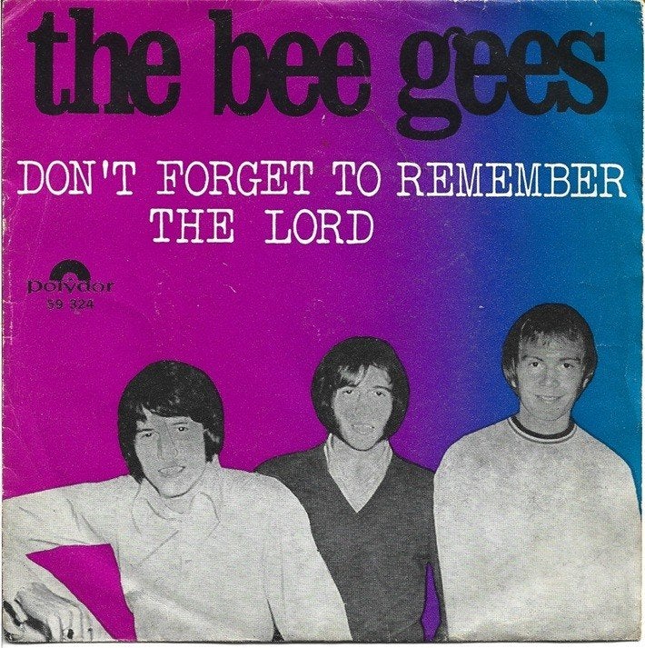 The Bee Gees - Don't Forget To Remember, Gebruikt, 7 inch, Pop, Overige typen
