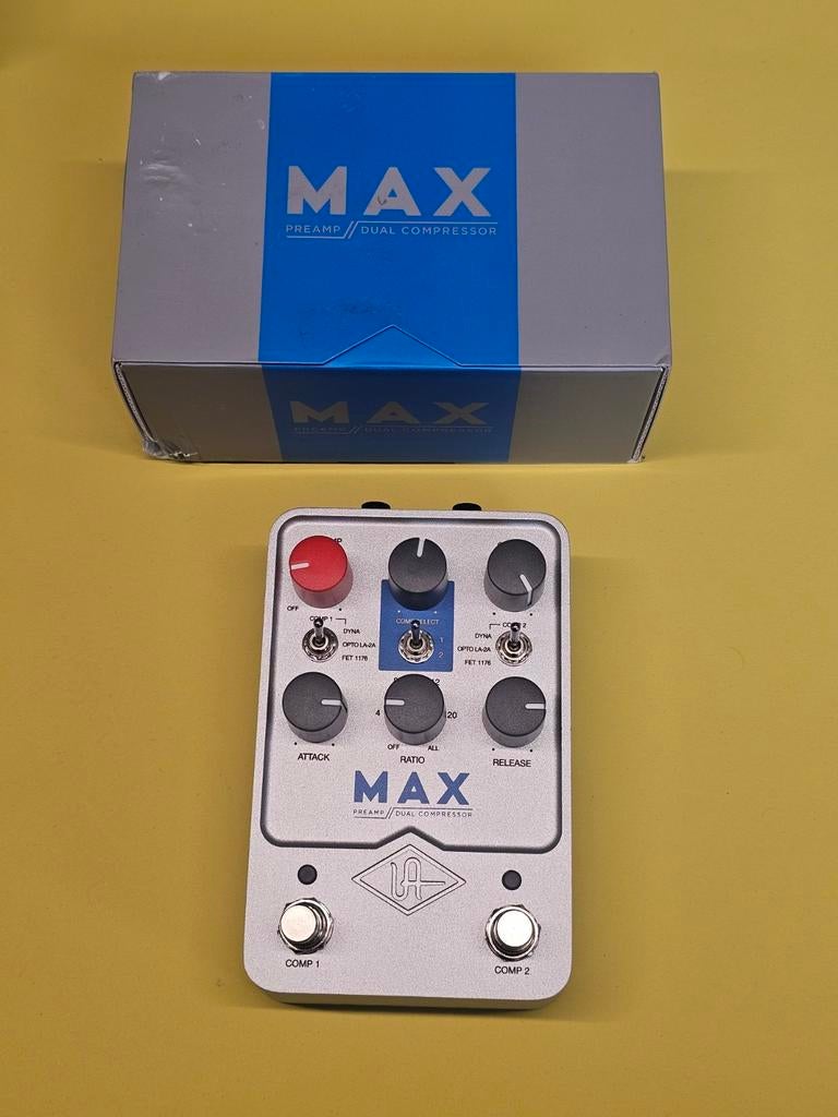 UA Max Preamp Dual Compressor, Ophalen of Verzenden, Support@uaudio.com, Compressor, Zo goed als nieuw