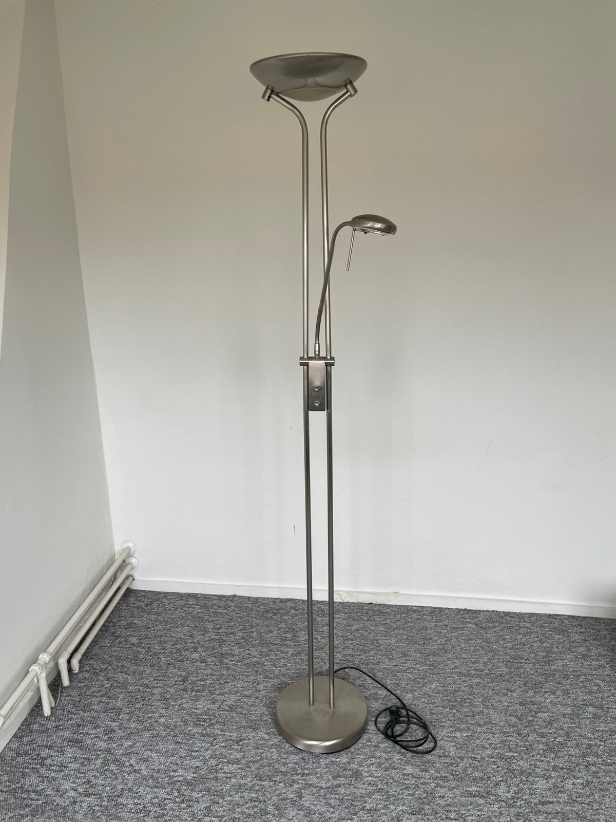 Mooie praktische lamp woonkamer, Ophalen, Gebruikt, Metaal, 150 tot 200 cm