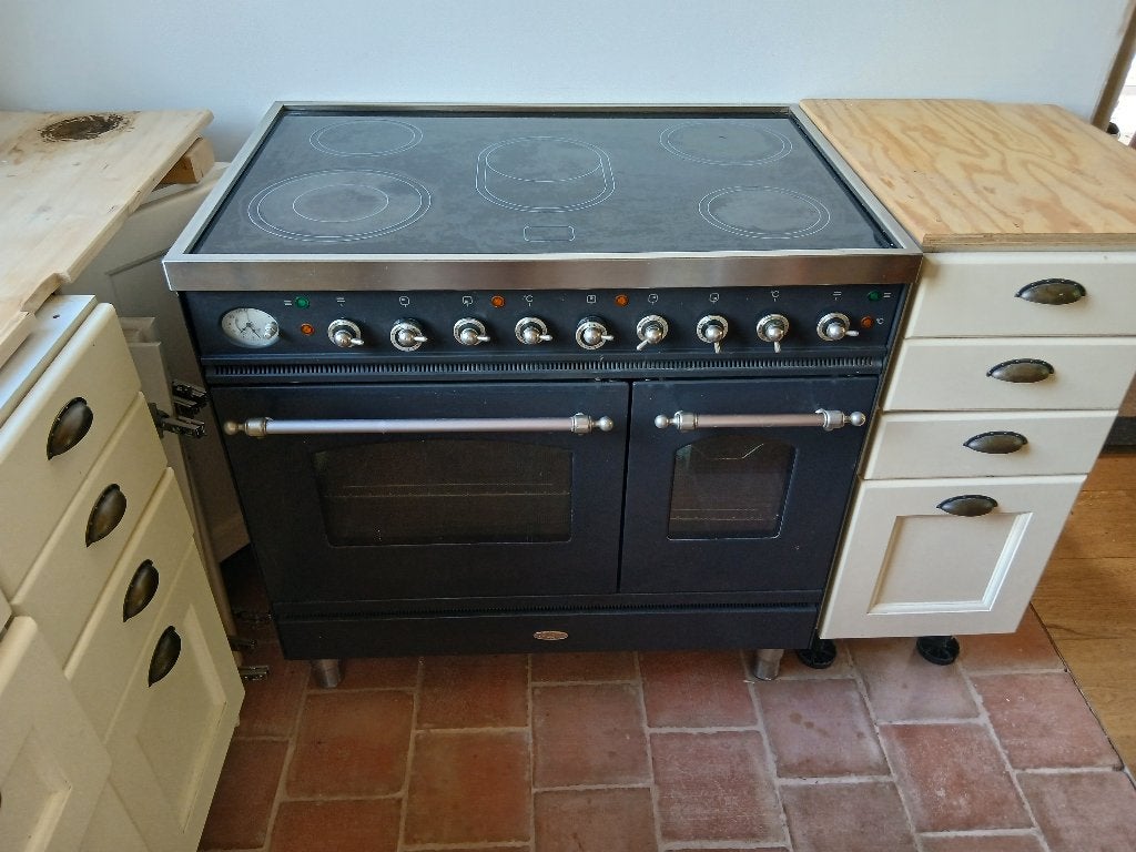 Boretti elektrisch fornuis, Ophalen, Gebruikt, 60 cm of meer, Vrijstaand