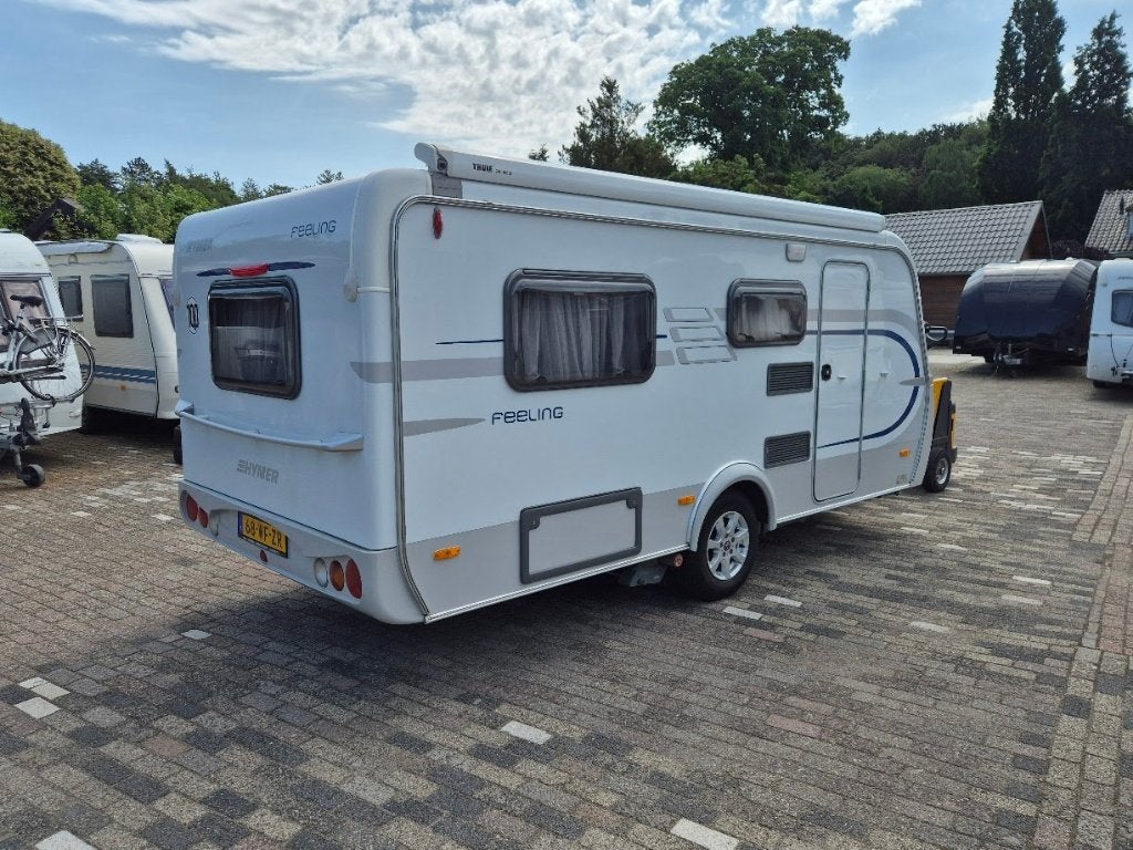 Eriba Feeling 430 enkele bedden / luifel / mover, 2 aparte bedden, Bedrijf, Treinzit, 4 tot 5 meter